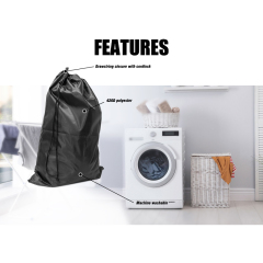 Travel Dirty Laundry Bags 24 x 35 inches Heavy Duty Drawstring Organizer Bag Tear Resistant Clothes Organization Storage