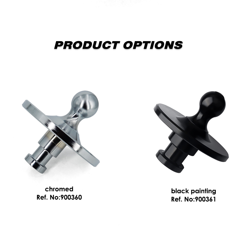 Gooseneck Ball Adapter Kingpin to Gooseneck Ball Adapter Hitch Used for Tractor-Trailer Fifth Wheels