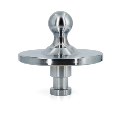 Gooseneck Ball Adapter Kingpin to Gooseneck Ball Adapter Hitch Used for Tractor-Trailer Fifth Wheels