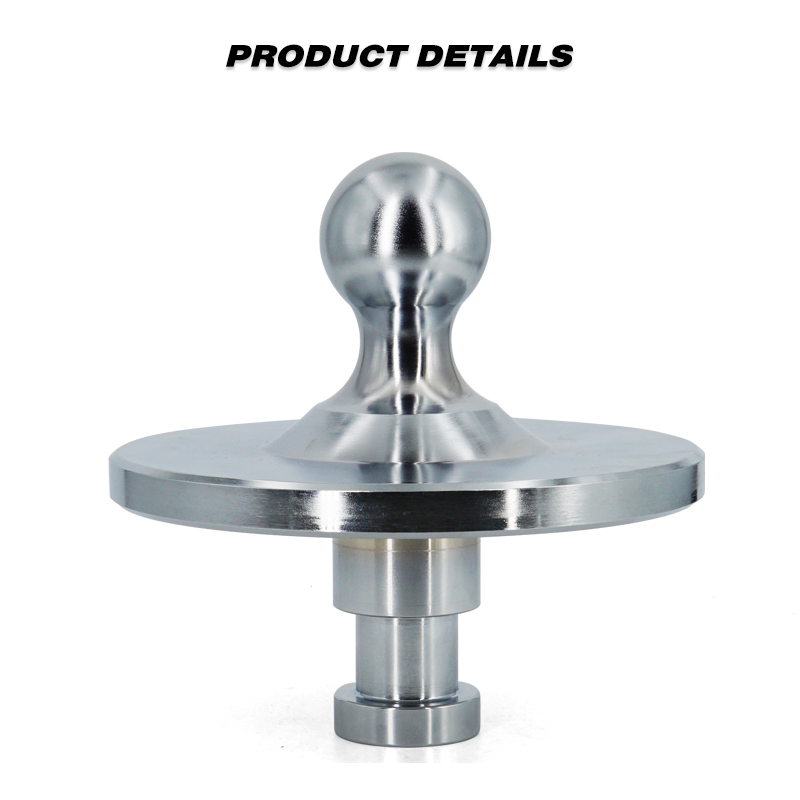Gooseneck Ball Adapter Kingpin to Gooseneck Ball Adapter Hitch Used for Tractor-Trailer Fifth Wheels