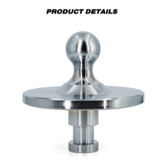 Gooseneck Ball Adapter Kingpin to Gooseneck Ball Adapter Hitch Used for Tractor-Trailer Fifth Wheels