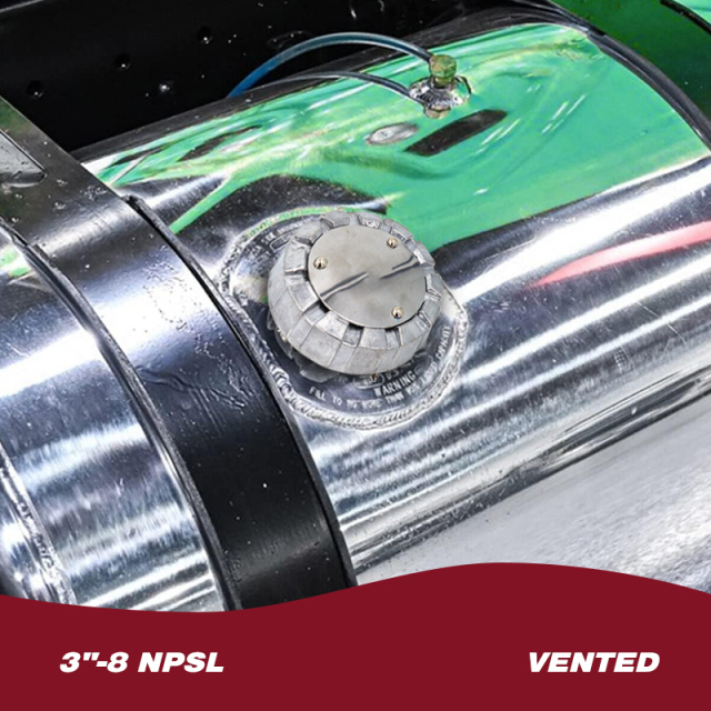 Aluminum Un-Locking Diesel Fuel Cap 3" - 8 NPSL Fuel Tanks Cover Replacement Parts