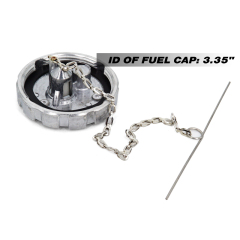 Aluminum Un-Locking Diesel Fuel Cap 3" - 8 NPSL Fuel Tanks Cover Replacement Parts