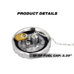 Aluminum Locking Diesel Fuel Cap 3" - 8 NPSL Fuel Tanks Cover Replacement Parts