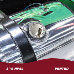 Aluminum Locking Diesel Fuel Cap 3" - 8 NPSL Fuel Tanks Cover Replacement Parts