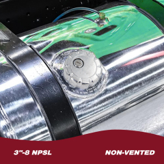 Aluminum Locking Diesel Fuel Cap 3" - 8 NPSL Fuel Tanks Cover Replacement Parts