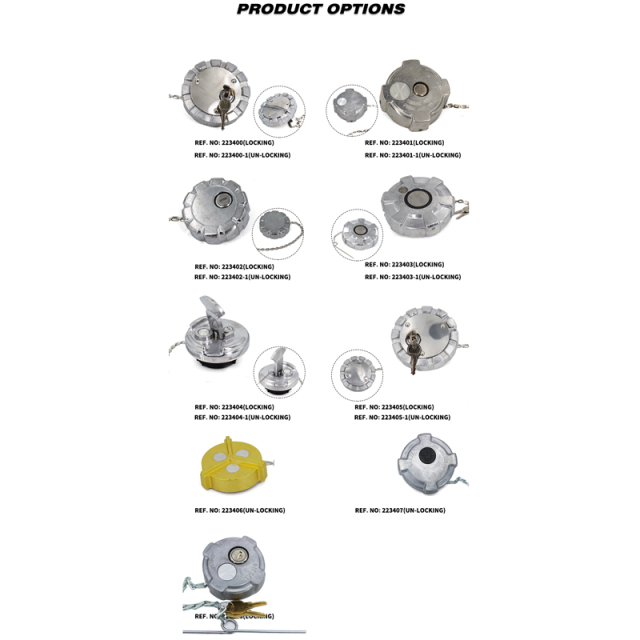 Aluminum Locking Diesel Fuel Cap 3" - 8 NPSL Fuel Tanks Cover Replacement Parts