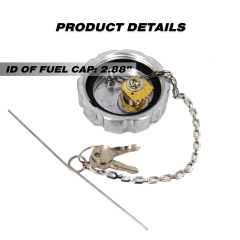 Aluminum Locking Diesel Fuel Cap 3" - 8 NPSL Fuel Tanks Cover Replacement Parts