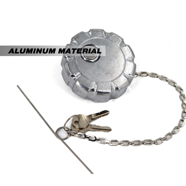 Aluminum Locking Diesel Fuel Cap 3" - 8 NPSL Fuel Tanks Cover Replacement Parts