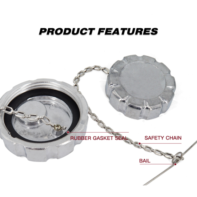 Aluminum Un-Locking Diesel Fuel Cap 3" - 8 NPSL Fuel Tanks Cover Replacement Parts