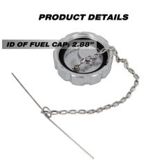 Aluminum Un-Locking Diesel Fuel Cap 3" - 8 NPSL Fuel Tanks Cover Replacement Parts