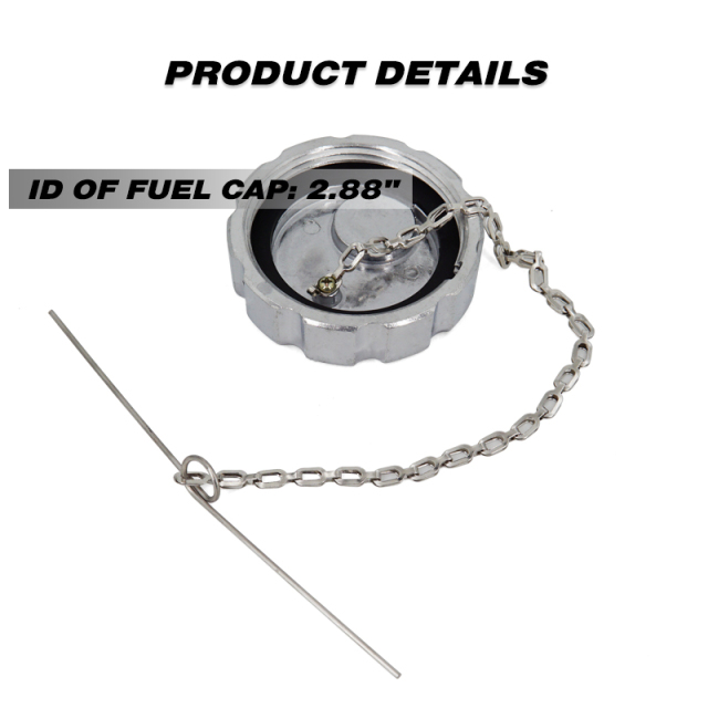 Aluminum Un-Locking Diesel Fuel Cap 3" - 8 NPSL Fuel Tanks Cover Replacement Parts