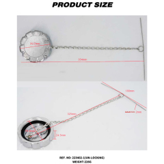 Aluminum Un-Locking Diesel Fuel Cap 3" - 8 NPSL Fuel Tanks Cover Replacement Parts