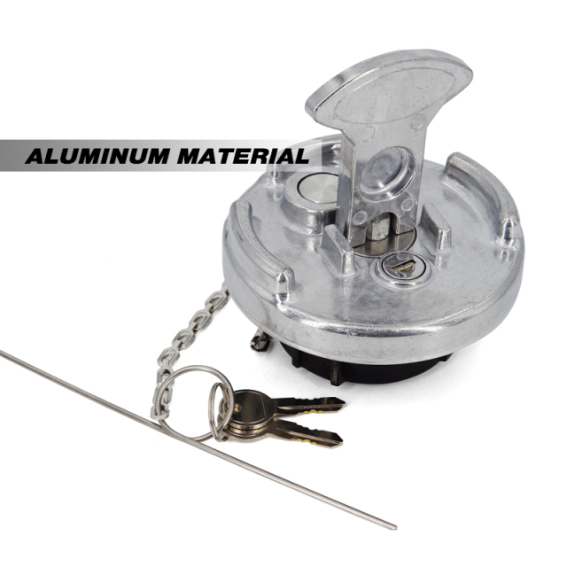 Aluminum Lever Style 4" Locking Diesel Fuel Cap Fuel Tanks Cover Replacement Parts