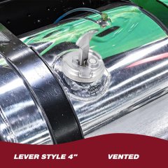 Aluminum Lever Style 4" Un-Locking Diesel Fuel Cap Fuel Tanks Cover Replacement Parts