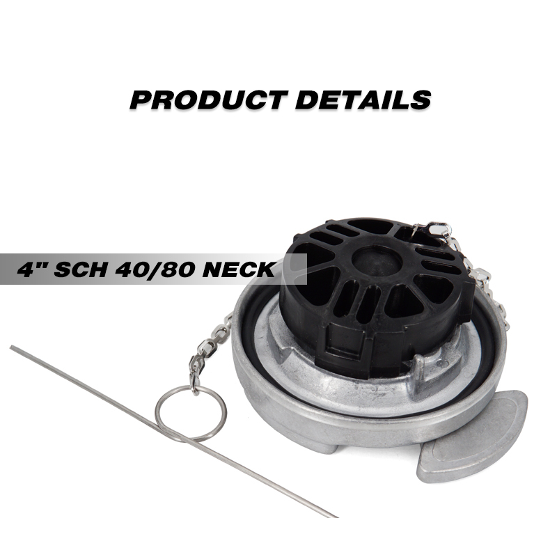 Aluminum Lever Style 4" Un-Locking Diesel Fuel Cap Fuel Tanks Cover Replacement Parts