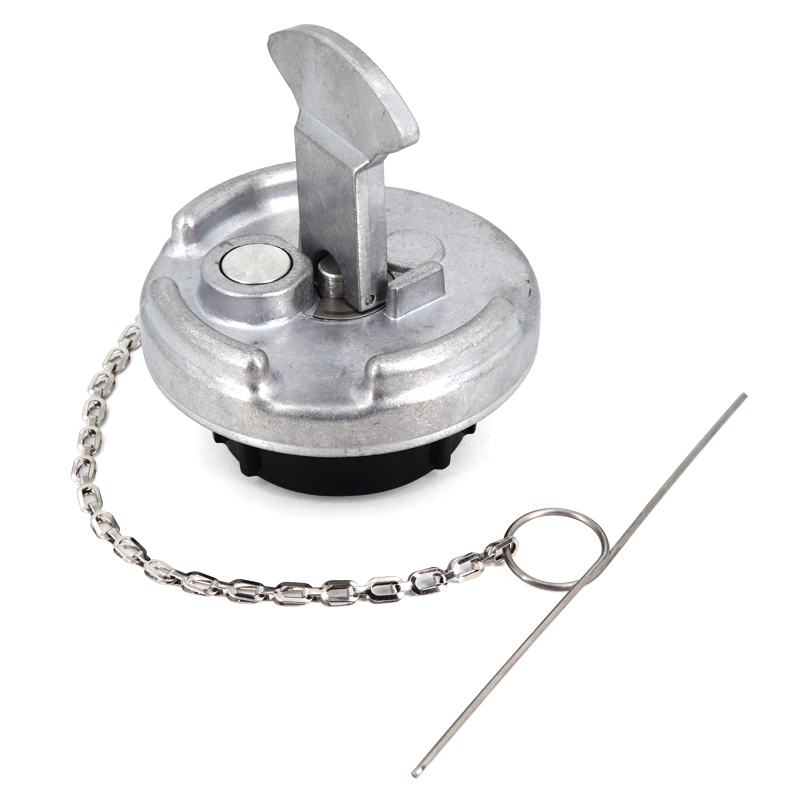 Aluminum Lever Style 4" Un-Locking Diesel Fuel Cap Fuel Tanks Cover Replacement Parts