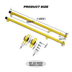 Universal Oversize Load Banner Mounting Bracket Flatbed Warning / Oversize Load Sign Banner Mounting