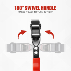 Swivel Oil Filter Wrench Oil Filter Removal Tool Fits Filters 3-1/4" to 3-3/4"