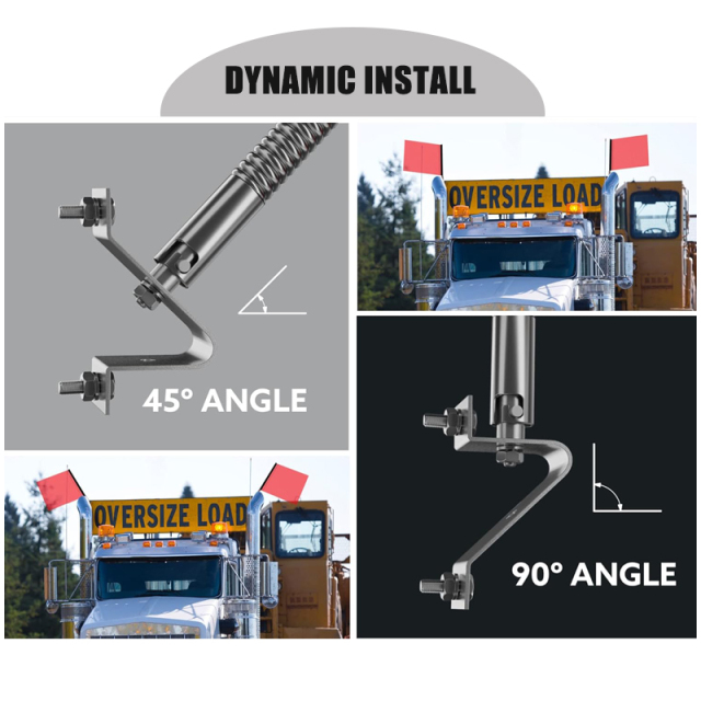 FMCSA 393.87 approved Polyester Mesh Replacement safety flag