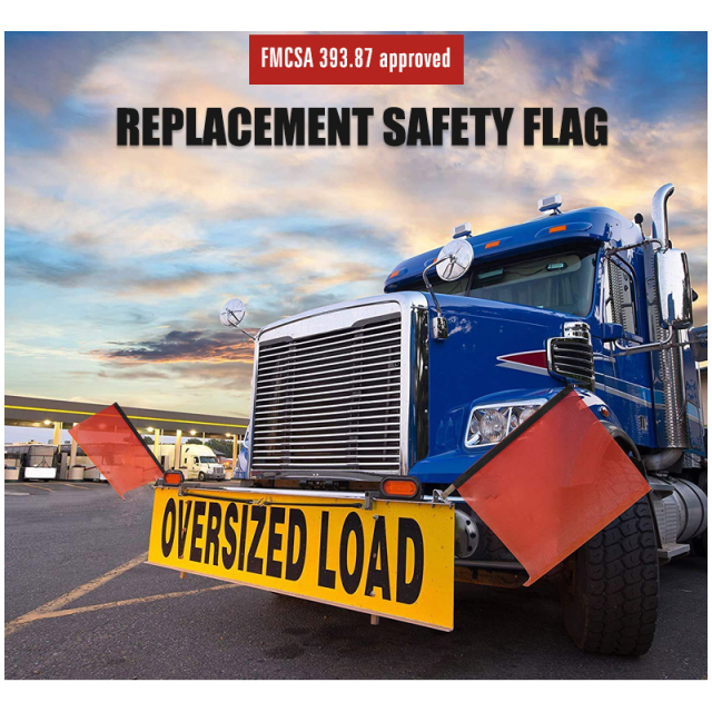 FMCSA 393.87 approved Polyester Mesh Replacement safety flag