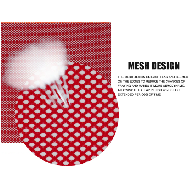 FMCSA 393.87 approved Polyester Mesh Replacement safety flag