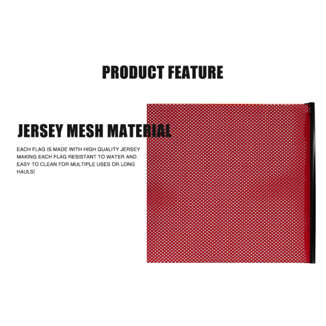 FMCSA 393.87 approved Polyester Mesh Replacement safety flag