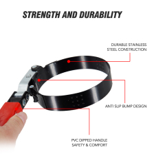 Swivel Oil Filter Wrench Oil Filter Removal Tool Fits Filters 3-3/4" to 4-3/8"