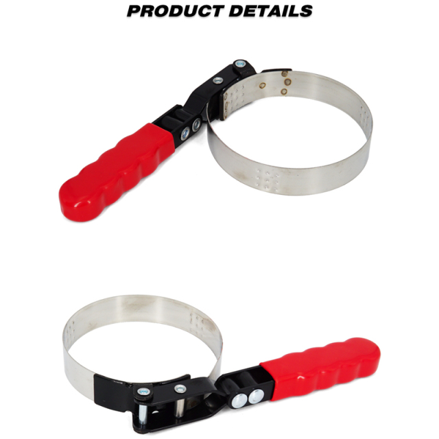 Swivel Oil Filter Wrench Oil Filter Removal Tool Fits Filters 4-1/8" to 4-1/2"