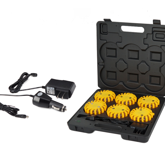 Rechargeable LED Waring Lights Kit LED Magnetic Emergency Light Safety Flare