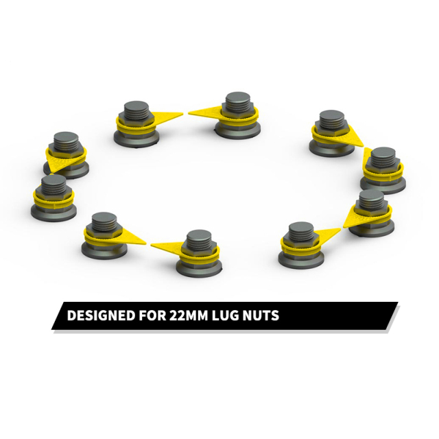 Loose wheel nut check Loose Wheel Nut Indicator