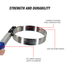 Swivel Oil Filter Wrench Oil Filter Removal Tool Fits Filters 5-1/4" to 5-3/4"