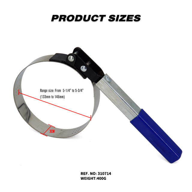 Swivel Oil Filter Wrench Oil Filter Removal Tool Fits Filters 5-1/4" to 5-3/4"