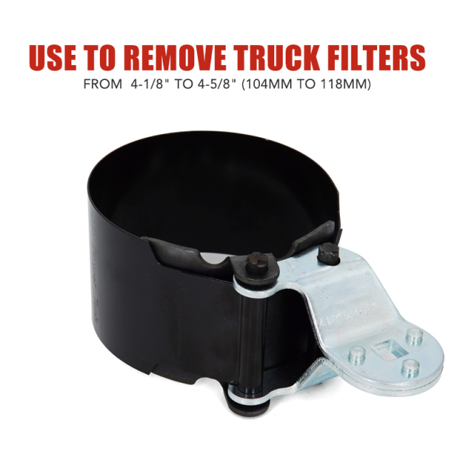 Oil Filter Wrench Oil Filter Removal Tool Fits Filters 4-1/8" to 4-5/8"