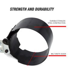 Oil Filter Wrench Oil Filter Removal Tool Fits Filters 5-1/4" to 5-3/4"