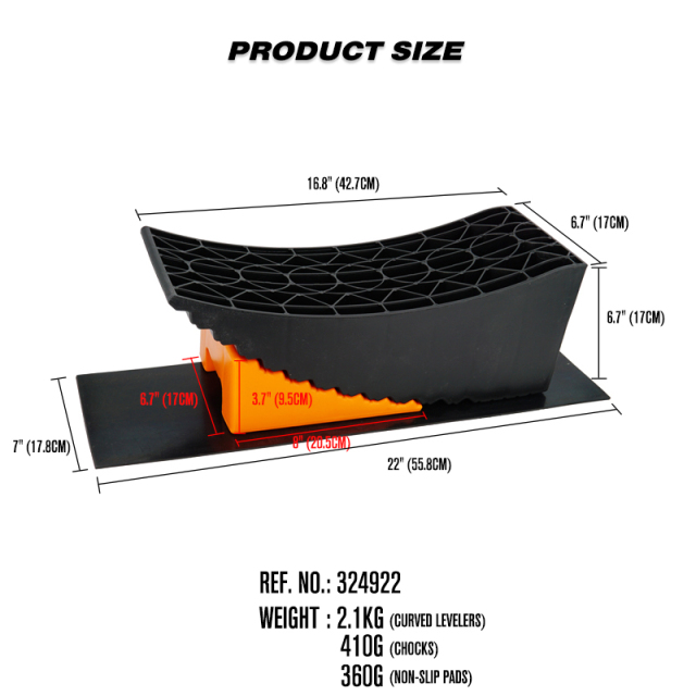 Heavy Duty RV Leveling System Camper Leveler Blocks