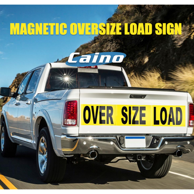 Magnetic OVERSIZE LOAD Sign