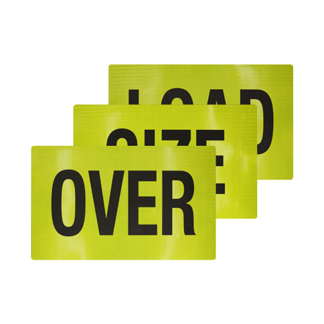 Magnetic OVERSIZE LOAD Sign