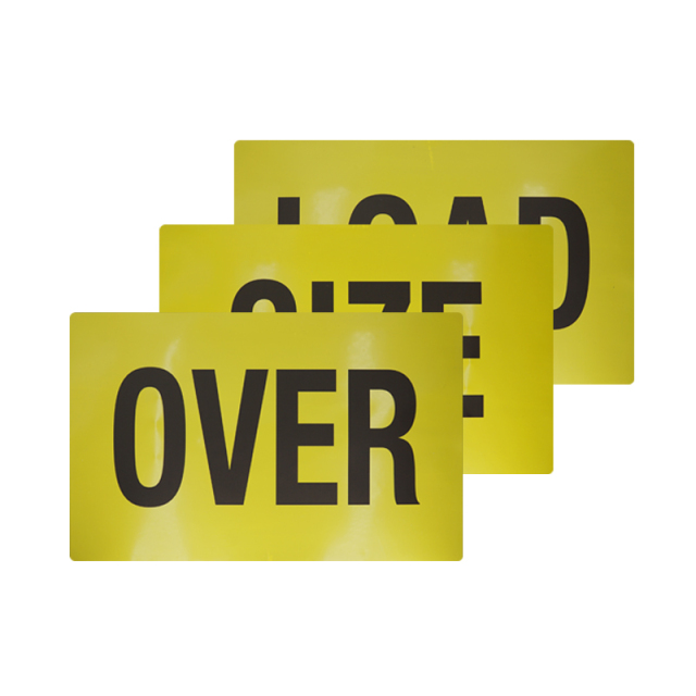 Magnetic OVERSIZE LOAD Sign