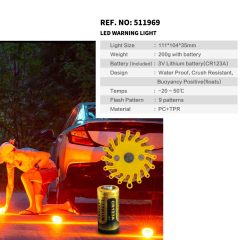 Roadside Safety kit Safety Flag Warning Kit with Zipper Bag