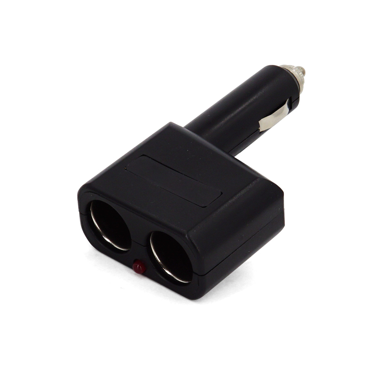 12V Twin Power Socket Cigarette Lighter Splitter