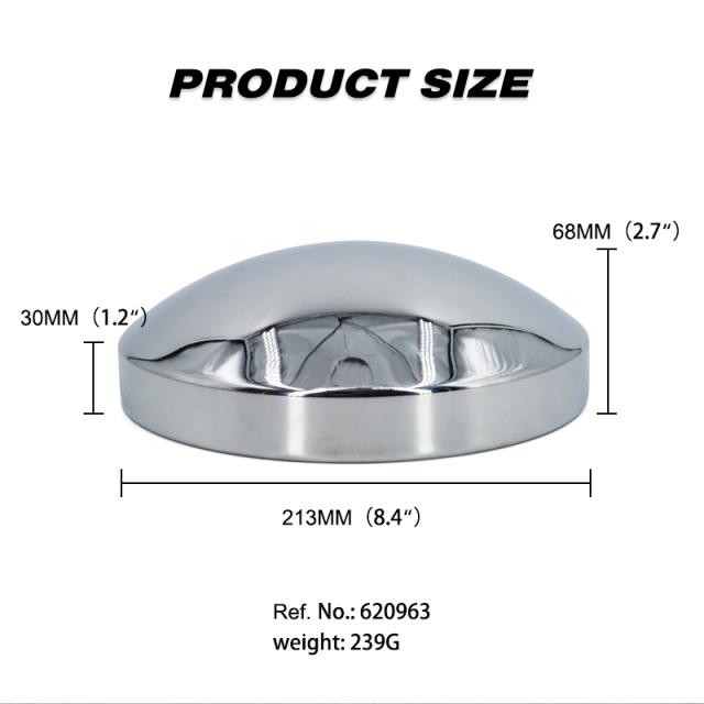 Chromed Rear Hub cap