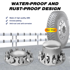 Chrome Plated Abs Lug Nut Cover Wheel Lug Nuts Cover For Truck