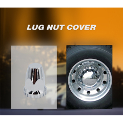 Chrome Plated Abs Lug Nut Cover Wheel Lug Nuts Cover For Truck
