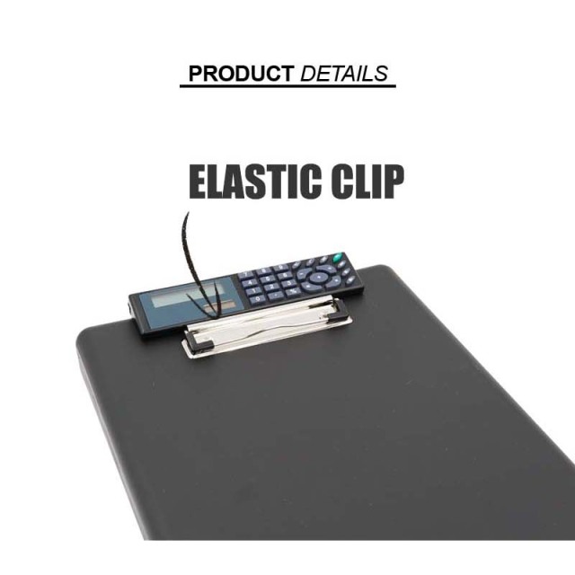 Waterproof folding clipboard foldable clip calculator board clipboard folder with storage
