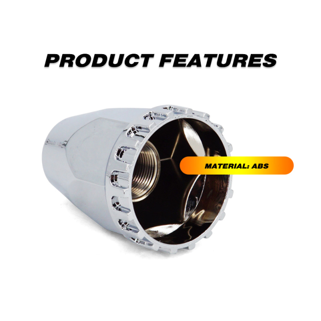Chrome Plated Abs Lug Nut Cover Wheel Lug Nuts Cover For Truck