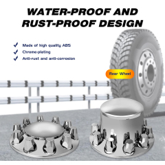 Chrome Plated Abs Lug Nut Cover Wheel Lug Nuts Cover For Truck