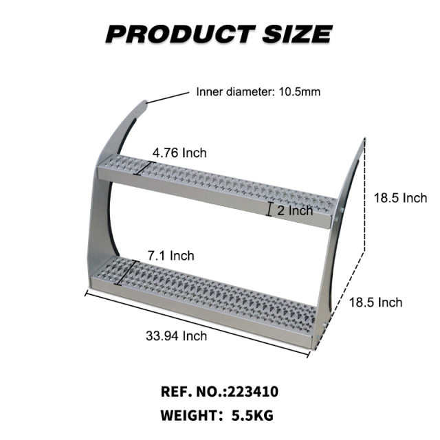 Aluminum Fuel Tank Step Assembly