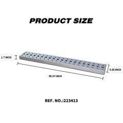 Aluminum fuel tank step