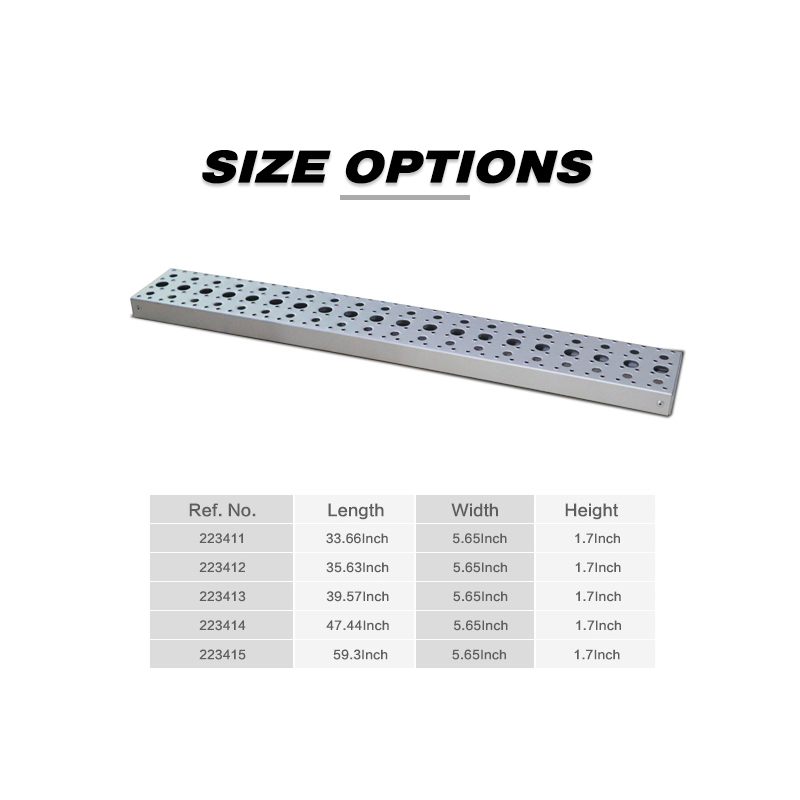 Aluminum fuel tank step